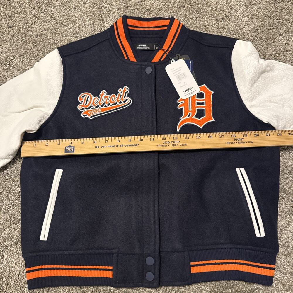 Pro Standard Detroit Tigers MLB Varsity Script Jacket – Womens Size M - Picture 5 of 9